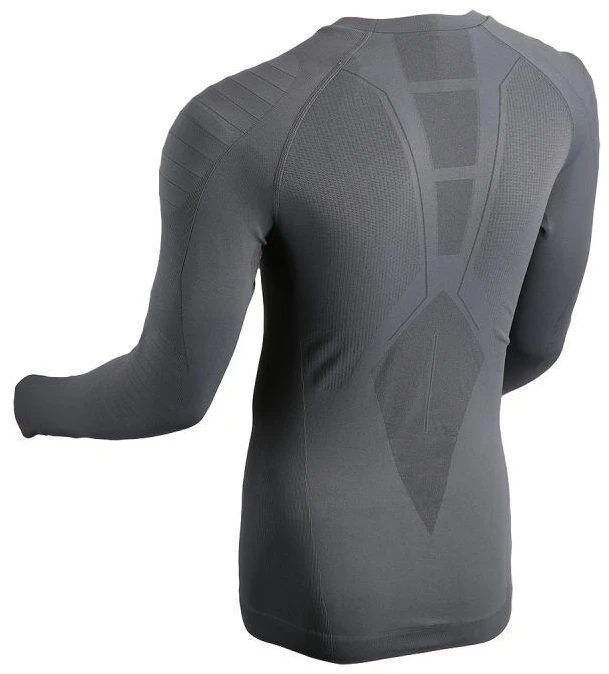 BTK0060 Vyriški pilki termoaktyvūs marškinėliai RAGNAR 2XL/3XL NILS