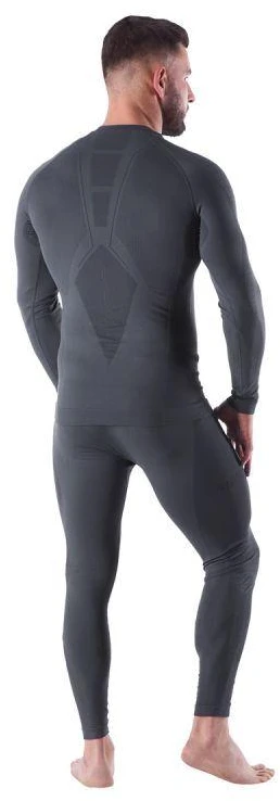 BTK0060 Vyriški pilki termoaktyvūs marškinėliai RAGNAR 2XL/3XL NILS