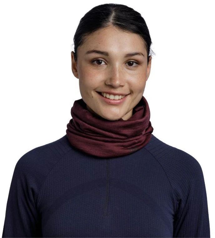 Kaklo Mova - Buff Lengvas Merino Vilnos Multifunkcinis Granatas
