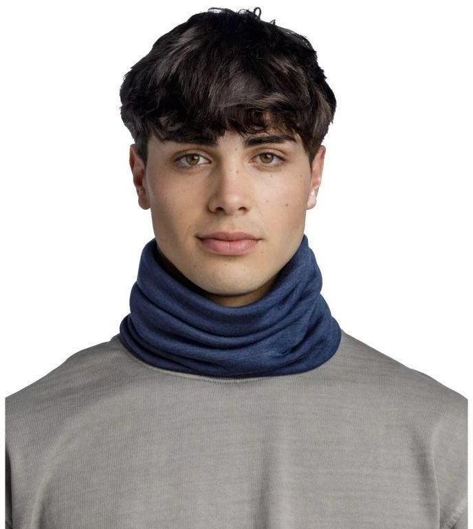 Kaklo Mova - Buff Heavyweight Merino Wool Mėlynas