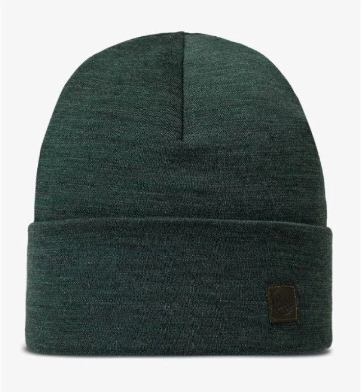 Skrybėlė - Buff Heavyweight Merino Wool Unisex Lauko Tamsiai Žalia