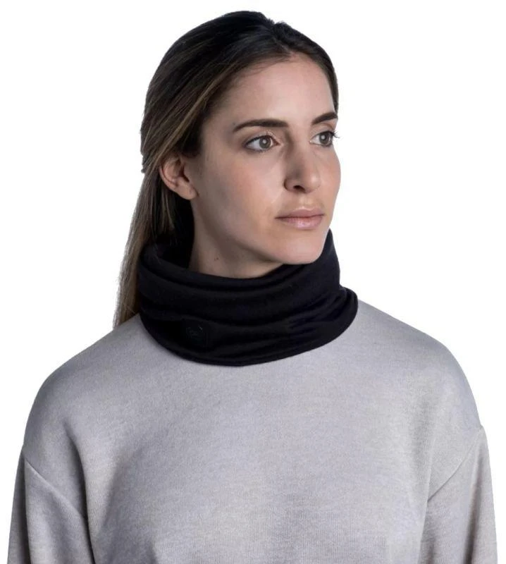 Kaklaskarė Buff Heavyweight Merino Wool Solid Juodas