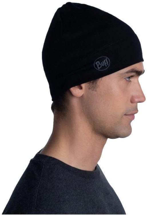 BUFF MERINO MIDWEIGHT BEANIE SOLID Juodas Cap.