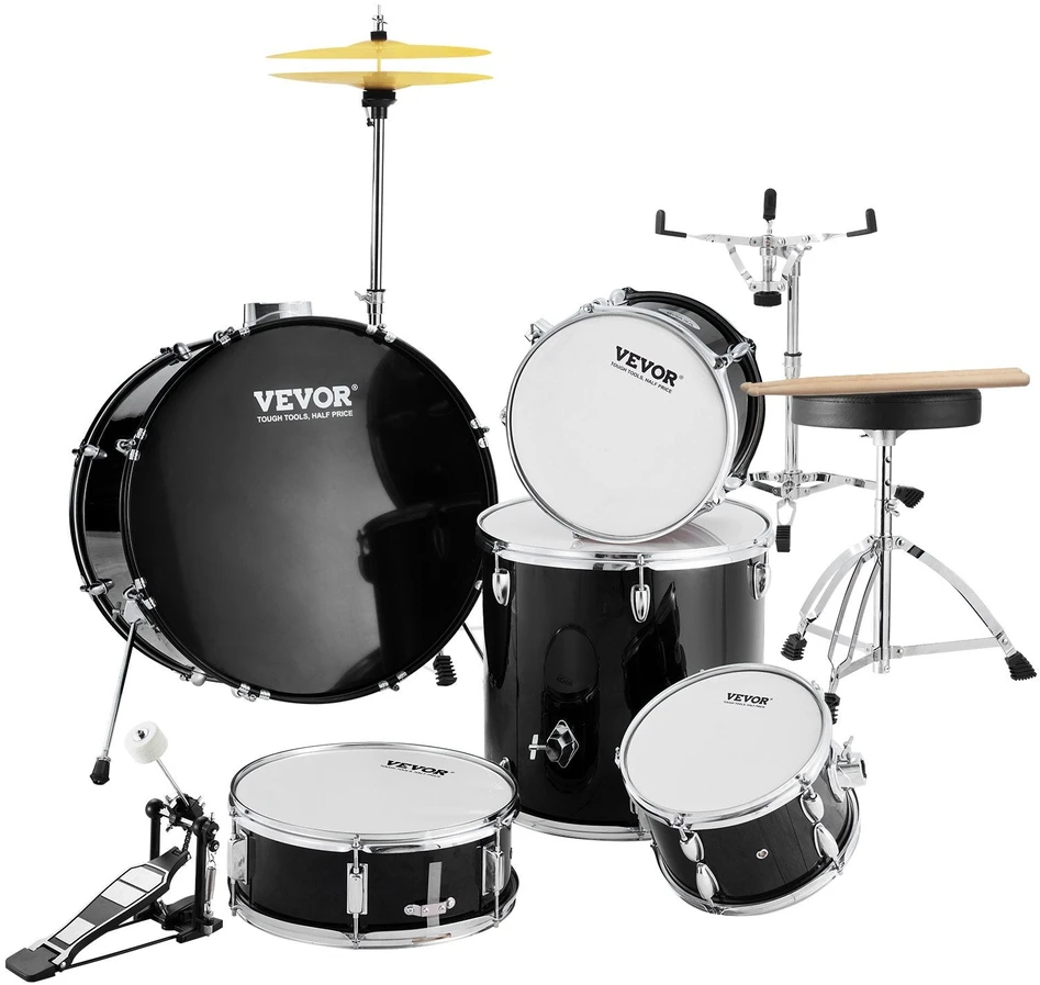 Vevor Suaugusiųjų 5 dalių būgnų komplektas 56 cm