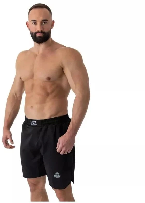Bushido Juodi MMA treniruočių šortai S