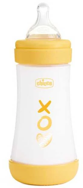 Chicco buteliukas Perfect5 2M+240ml silikoninis neutralus