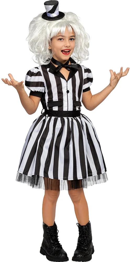 Bytldžiuso (Beetlejuice) kostiumas mergaitėms - „Vabalų sultys“ (Beetlejuice)
