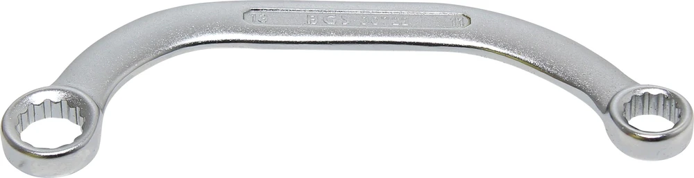 C TIPO DVIGUBAS ŽIEDINIS RAKTAS, 12 KAMPŲ | 11 × 13 MM (30722)