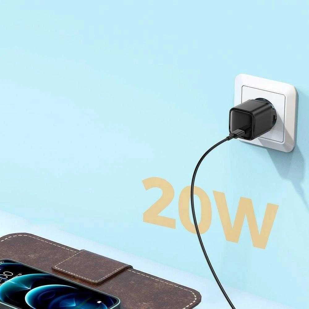 Įkroviklis Joyroom (L-P202) Type-C 3A (20W) juodas