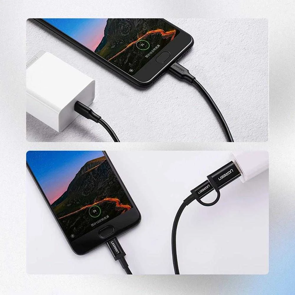 USB-C laidas – USB-C UGREEN US286 3m - Juodas