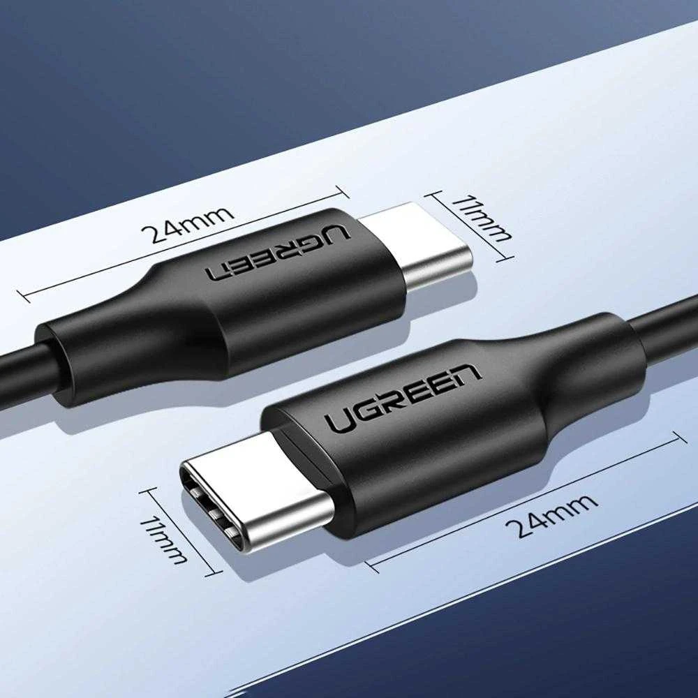 USB-C laidas – USB-C UGREEN US286 3m - Juodas