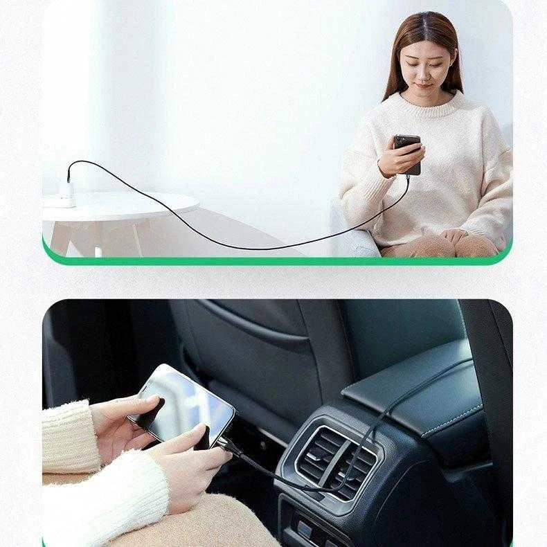 Joyroom S-1224K2 USB-C / Lightning PD kabelis 20W 2.4A 1.2m – raudonos spalvos