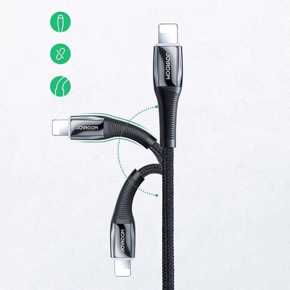 Joyroom S-1224K2 USB-C / Lightning PD kabelis 20W 2.4A 1.2m – raudonos spalvos