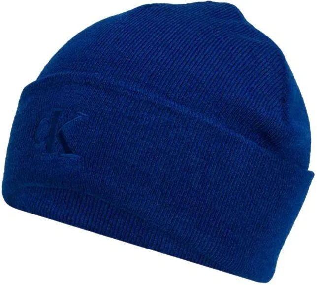 Calvin Klein CK Logo Beanie Mėlyna - LZ04D8076G-IZ4