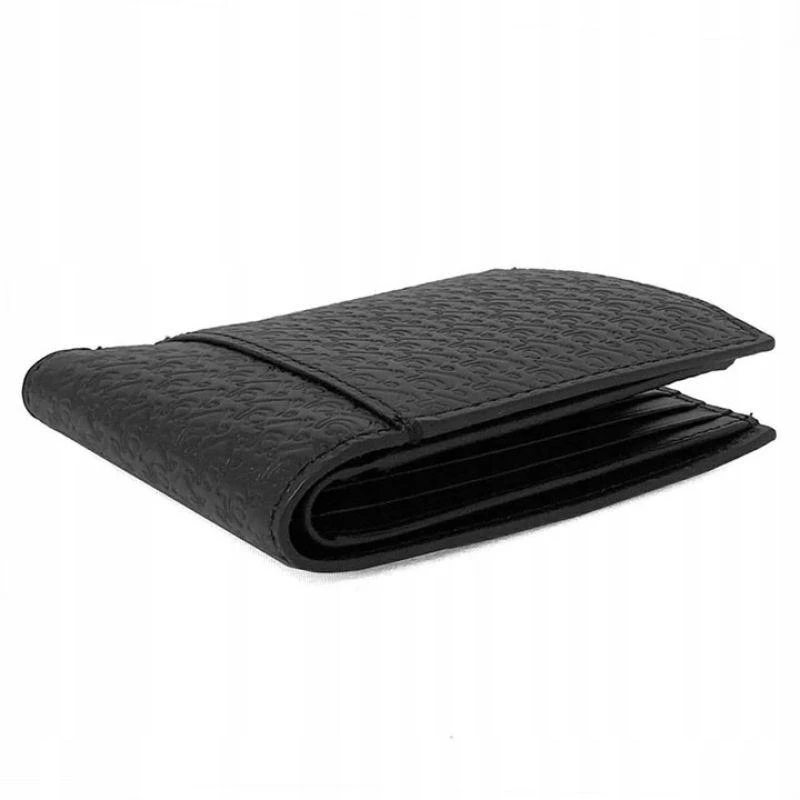 Calvin Klein CK Vyriška maža juoda odinė piniginė - LZ04G1066G-UB1