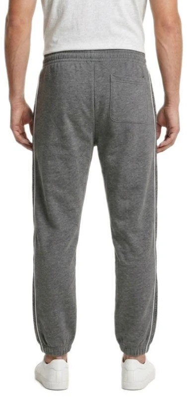 Calvin Klein vilnonės sportinės kelnės su logotipu šonuose, pilkos spalvos - LZ04LE291G-P7E