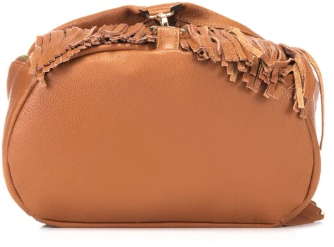 Camel spalvos natūralios odos kuprinė Let`s Go Boho Gregorio