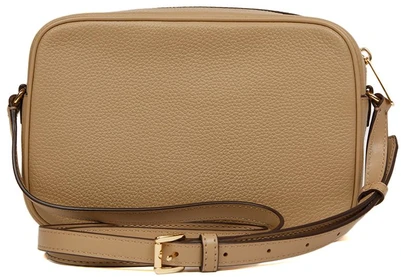 Camelowa skórzana listonoszka Michael Kors 35R6GTVC7L