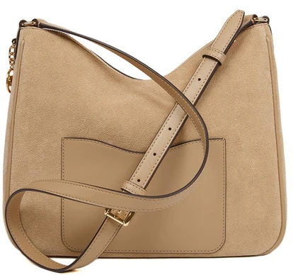 Camelowa skórzana torebka listonoszka Michael Kors 35S6G5ZM2S