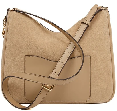 Camelowa skórzana torebka listonoszka Michael Kors 35S6G5ZM2S