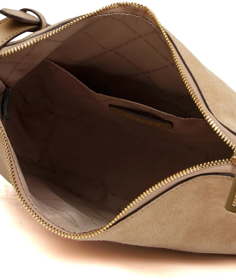 Camelowa skórzana torebka listonoszka Michael Kors 35S6G5ZM2S