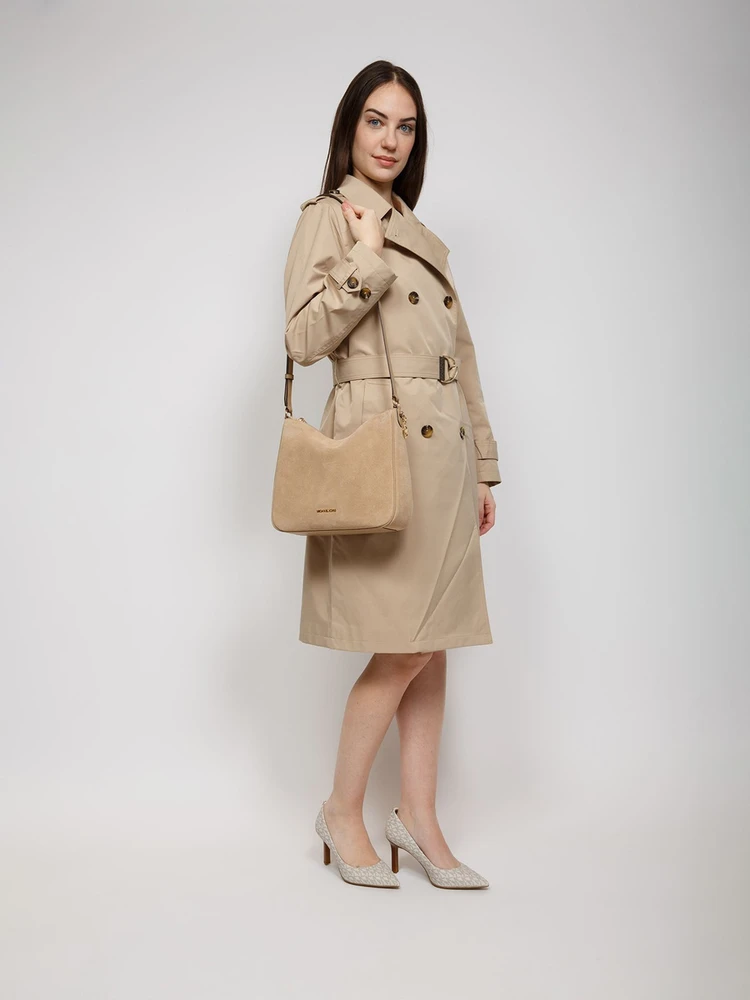 Camelowa skórzana torebka listonoszka Michael Kors 35S6G5ZM2S