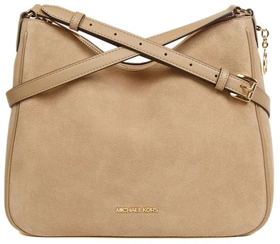 Camelowa skórzana torebka listonoszka Michael Kors 35S6G5ZM2S