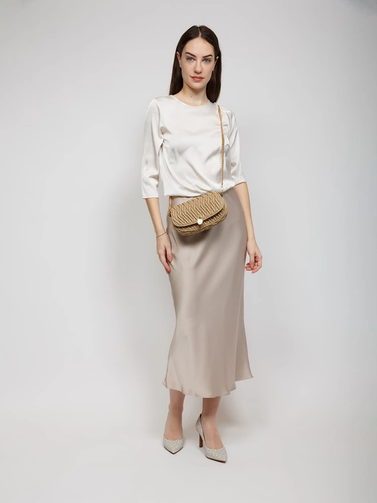 Camelowa torebka listonoszka Michael Kors 35S6GIMC5Y