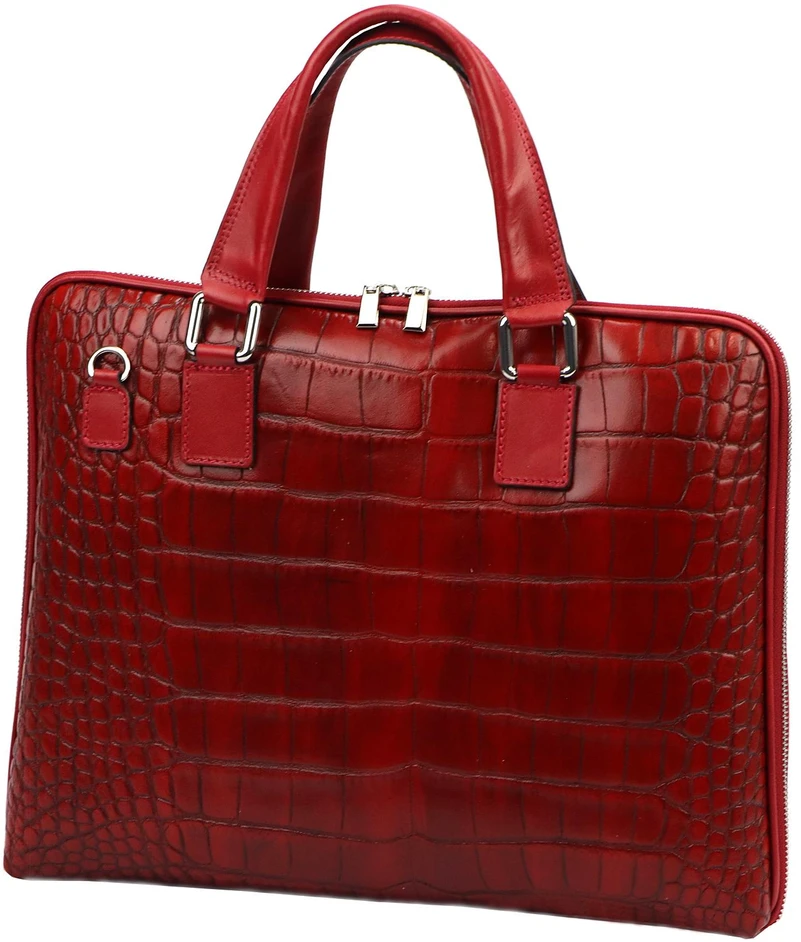 Kelioninis Moteriškas odinis verslo krepšys Camilla PREMIUM 10.777 CROCO