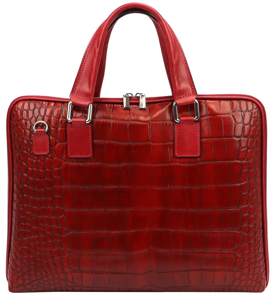Kelioninis Moteriškas odinis verslo krepšys Camilla PREMIUM 10.777 CROCO