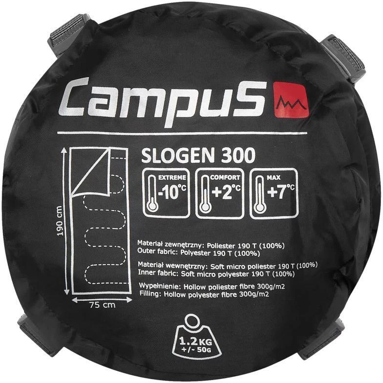 Campus Slogen 300 Miegmaišis su kairiu užtrauktuku CUL701123404
