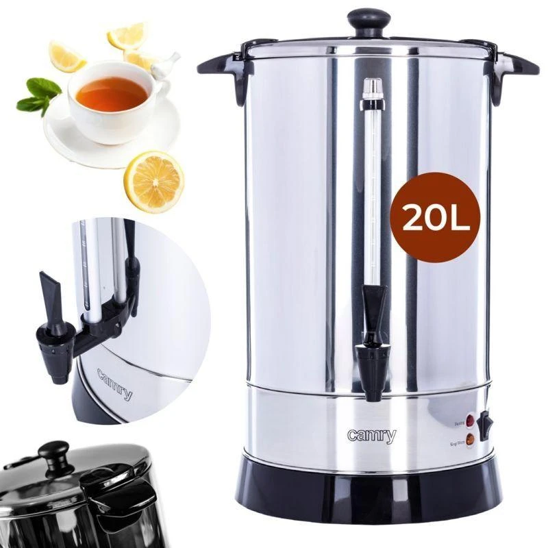 Virdulys Camry | Boiler | CR 1259 | Electric | 1650 W | 20 L | Nerūdijantis plienas