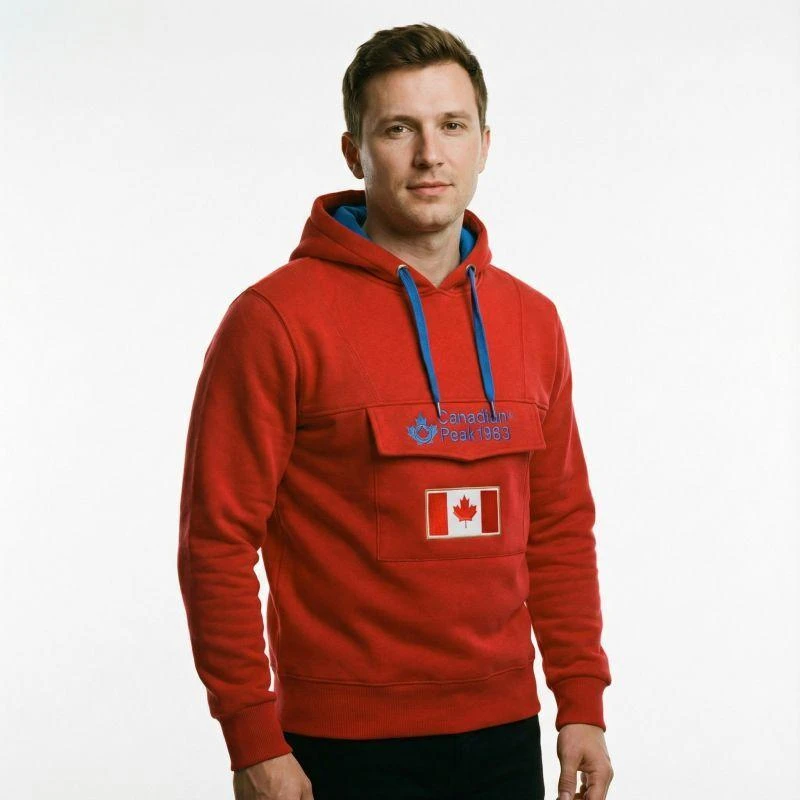 Canadian Peak GADREAK RAUDONA-MĖLYNA RM VYRIŠKAS 054 bliuzonas (RBMWW6300H/CP-ROUGE)
