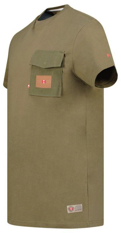 Canadian Peak JOSSEAK CHAKI RM Vyriškas Marškinėliai 254 (RBMSZ1300H/CP-KAKI)
