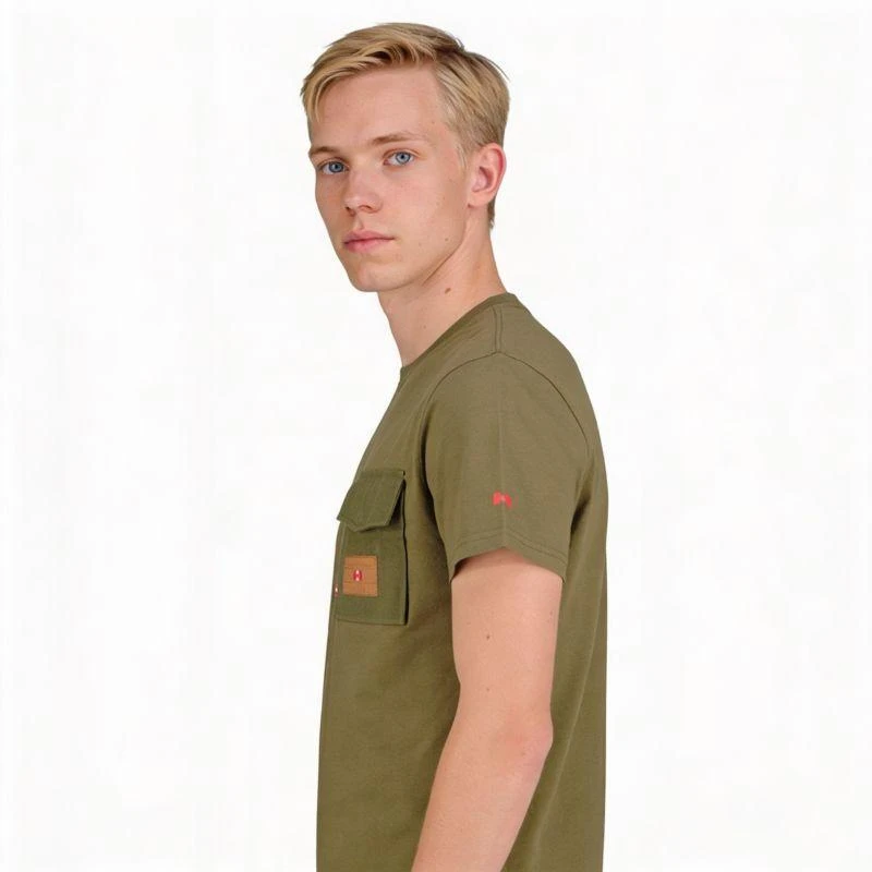 Canadian Peak JOSSEAK CHAKI RM Vyriškas Marškinėliai 254 (RBMSZ1300H/CP-KAKI)