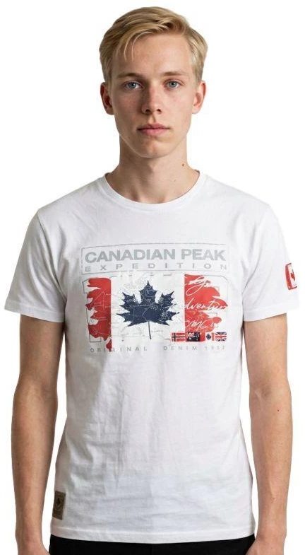 Canadian Peak JRUSTYEAK BALTI VYRIŠKI 233 marškinėliai (RBMSZ2063H/CP-BLANC)