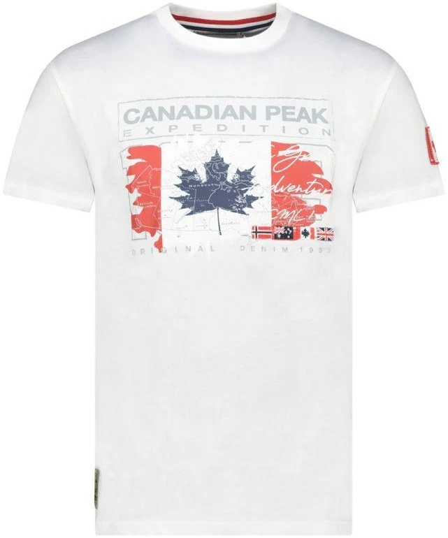 Canadian Peak JRUSTYEAK BALTI VYRIŠKI 233 marškinėliai (RBMSZ2063H/CP-BLANC)