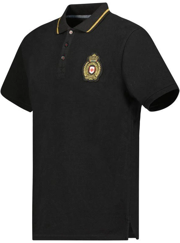 Canadian Peak KARITEAK JUODI VYRIŠKI polo marškiniai 254 (RBMSX1758H/CP-NOIR)
