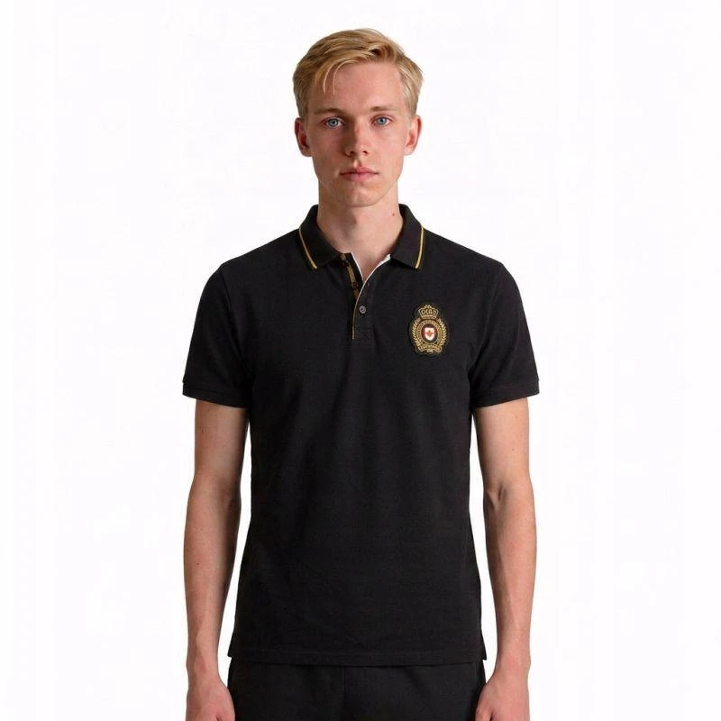 Canadian Peak KARITEAK JUODI VYRIŠKI polo marškiniai 254 (RBMSX1758H/CP-NOIR)