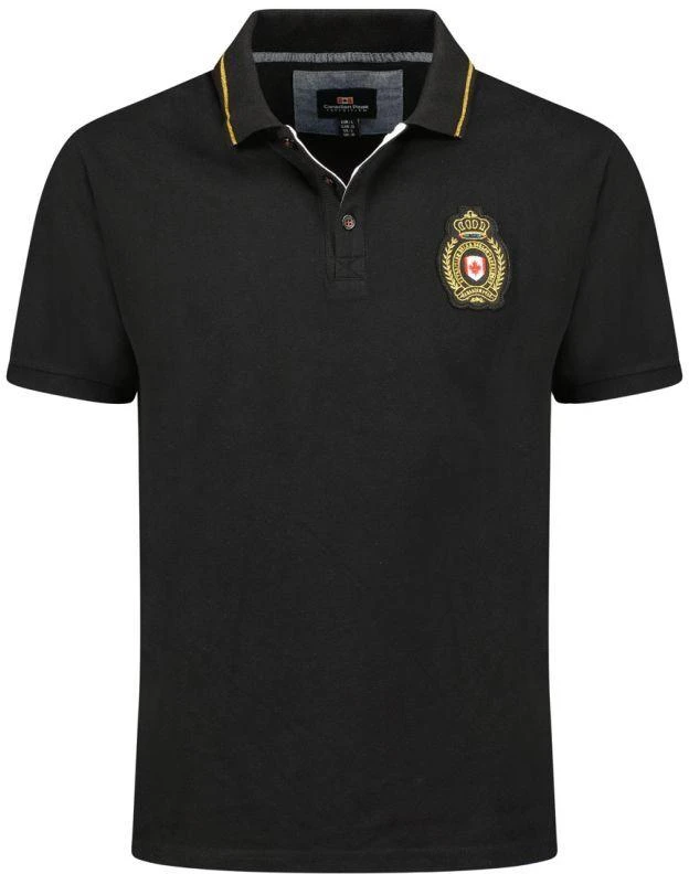 Canadian Peak KARITEAK JUODI VYRIŠKI polo marškiniai 254 (RBMSX1758H/CP-NOIR)