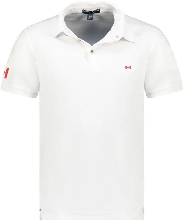 Canadian Peak Karseak Balta RM Vyriški 254 Polo marškinėliai (RBMSZ1394H/CP-BLANC)