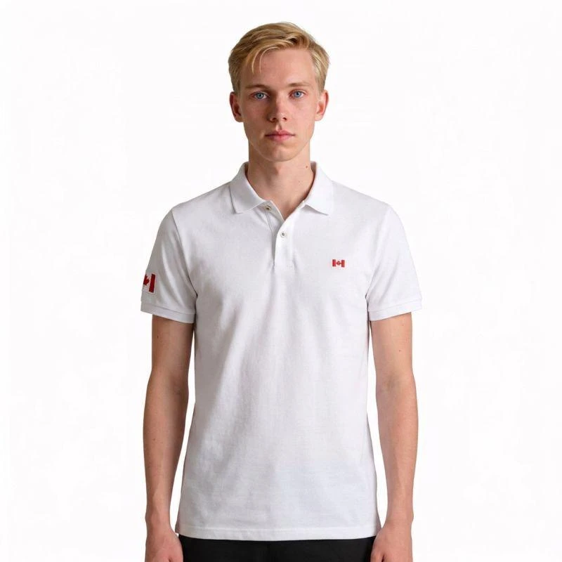 Canadian Peak Karseak Balta RM Vyriški 254 Polo marškinėliai (RBMSZ1394H/CP-BLANC)