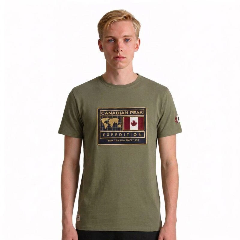 Canadian Peak Marškinėliai JOFOTENEAK KAKI RM VYRIŠKI 254 (RBMSZ1255H/CP-KAKI)