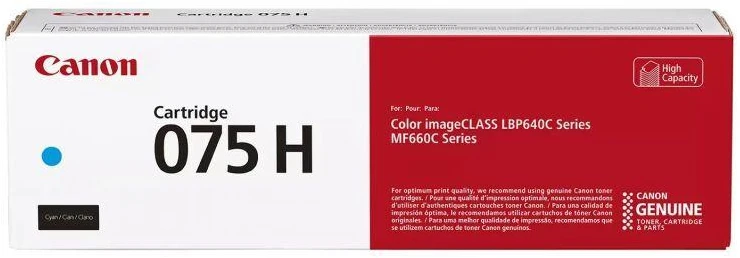 Canon CRG 075H C (6368C002) Lazerinė kasetė, Žydra