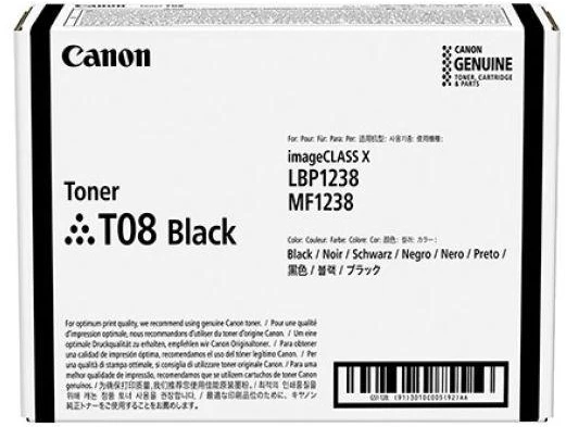 Canon T08 (3010C006) Lazerinė kasetė, Juoda
