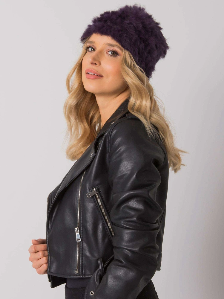 Kepurė Cap-AT-CZ-16801.38-tamsiai violetinė