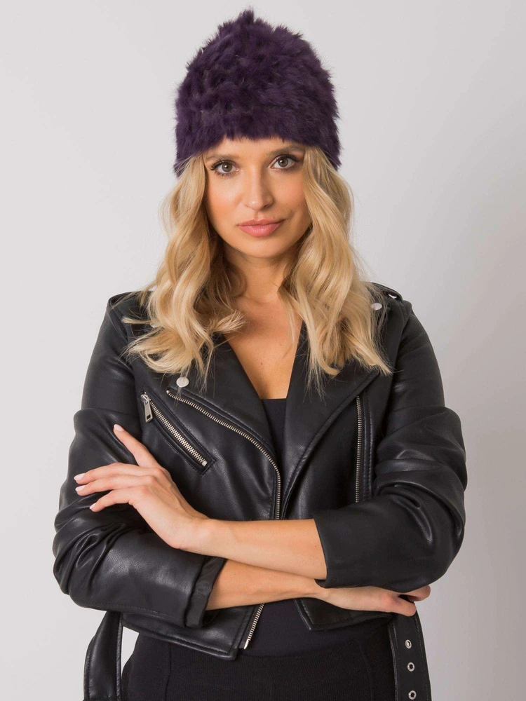 Kepurė Cap-AT-CZ-16801.38-tamsiai violetinė