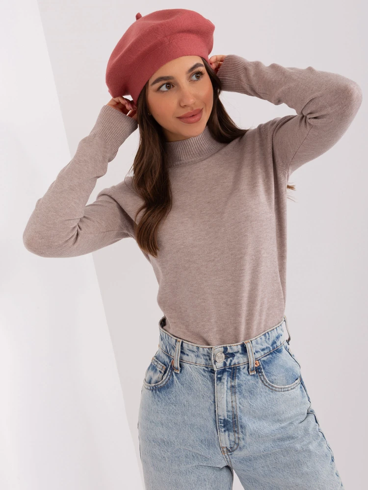 Kepurė Cap-AT-CZ-231305.85P-tamsiai oranžinė