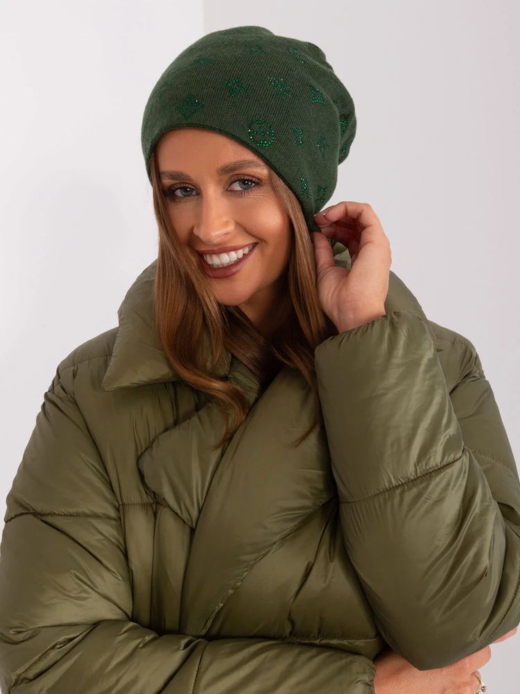 Kepurė Cap-AT-CZ-2325.96-tamsiai žalia