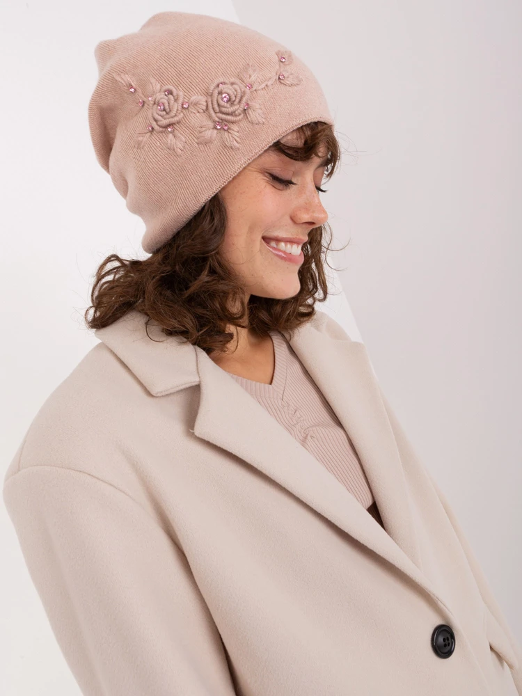 Kepurė Cap-AT-CZ-2329.79-tamsiai rožinė
